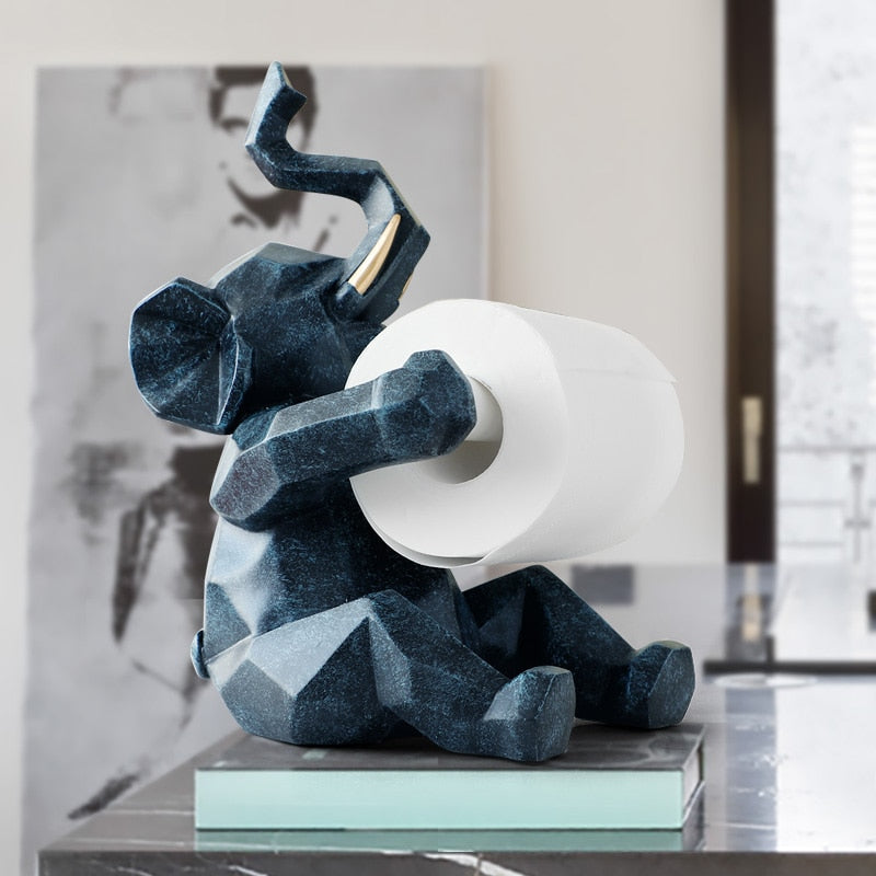 Animal Toilet Paper Holder Statue