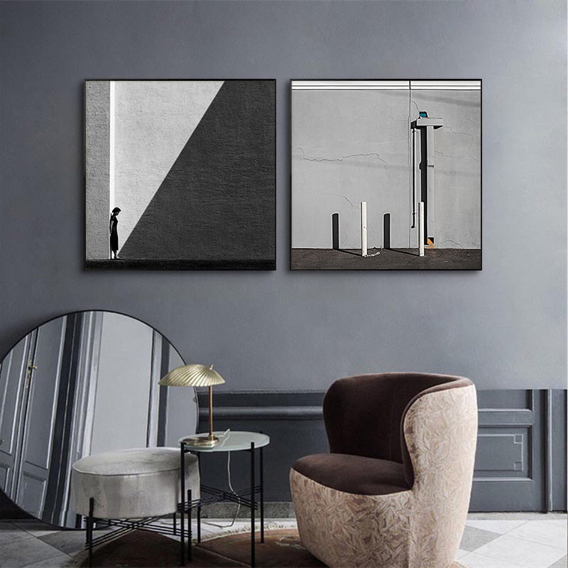 Modern Architectural Canvas Art