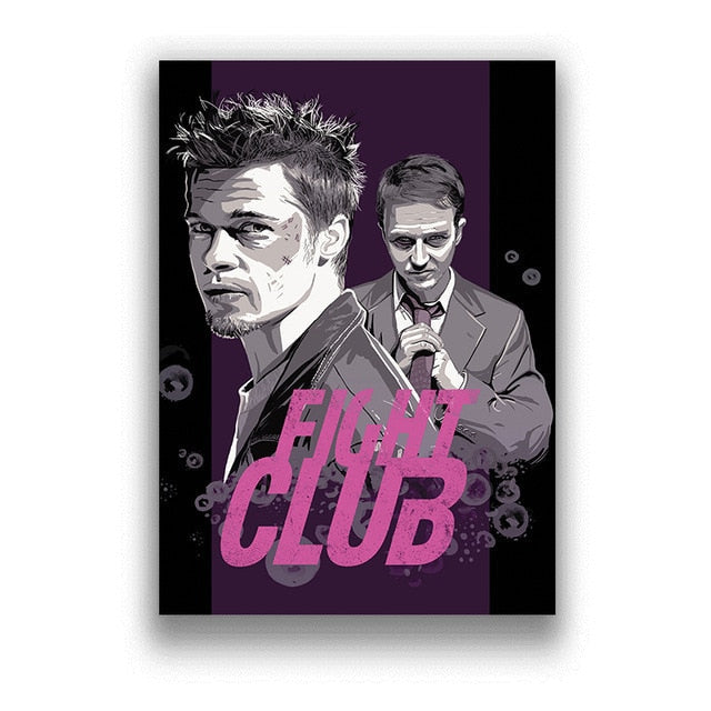 Fight Club Movie Canvas Art