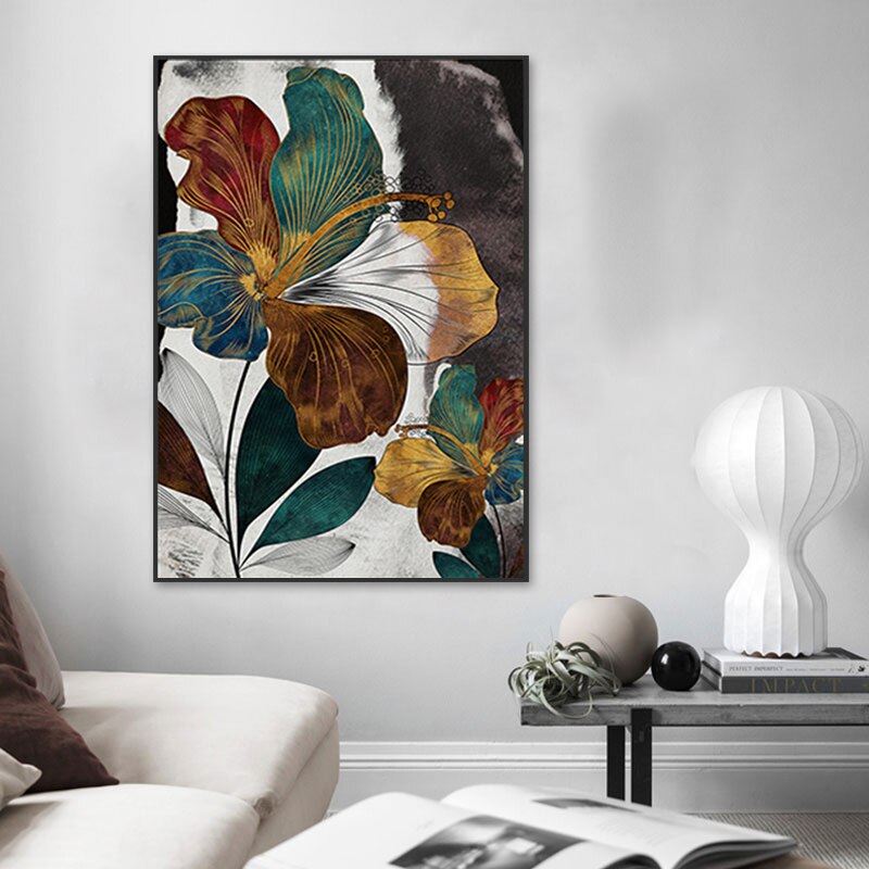 Hibiscus Flower Canvas Art