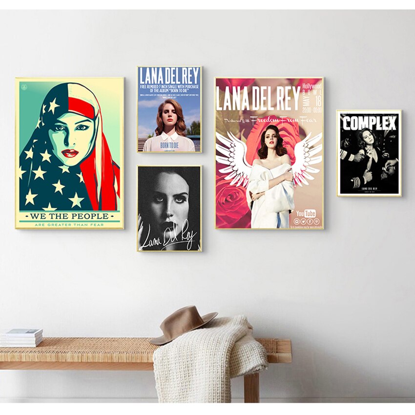 Lana Del Rey Pop Art Wall Art Canvas