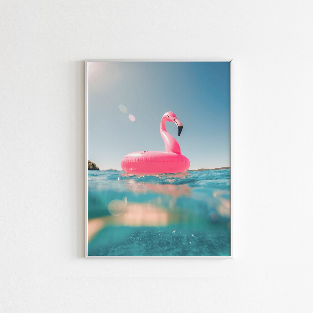 Swimming Pool Float Canvas Art