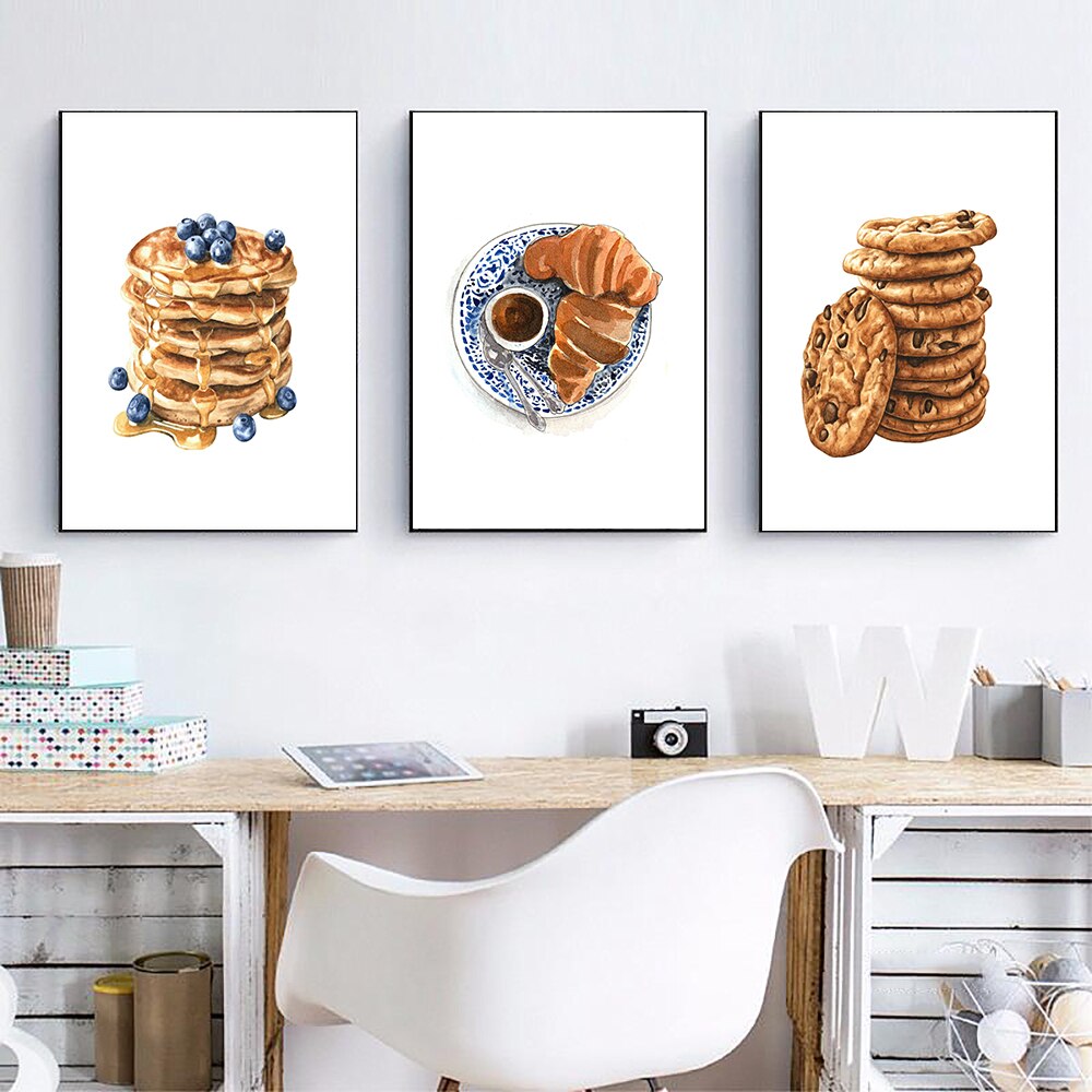 Cookies Pancakes Avocado Canvas Art