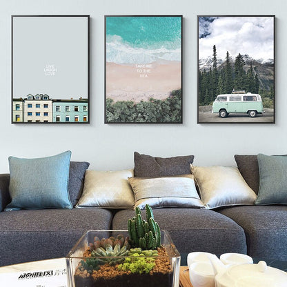 Sea Beach Canvas Art