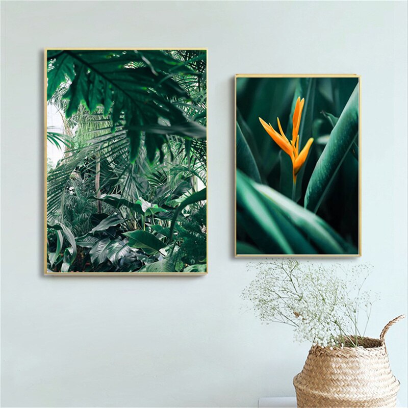 Animal in Tropical Rainforest Canvas Art