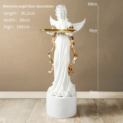 Angel Tray Statue