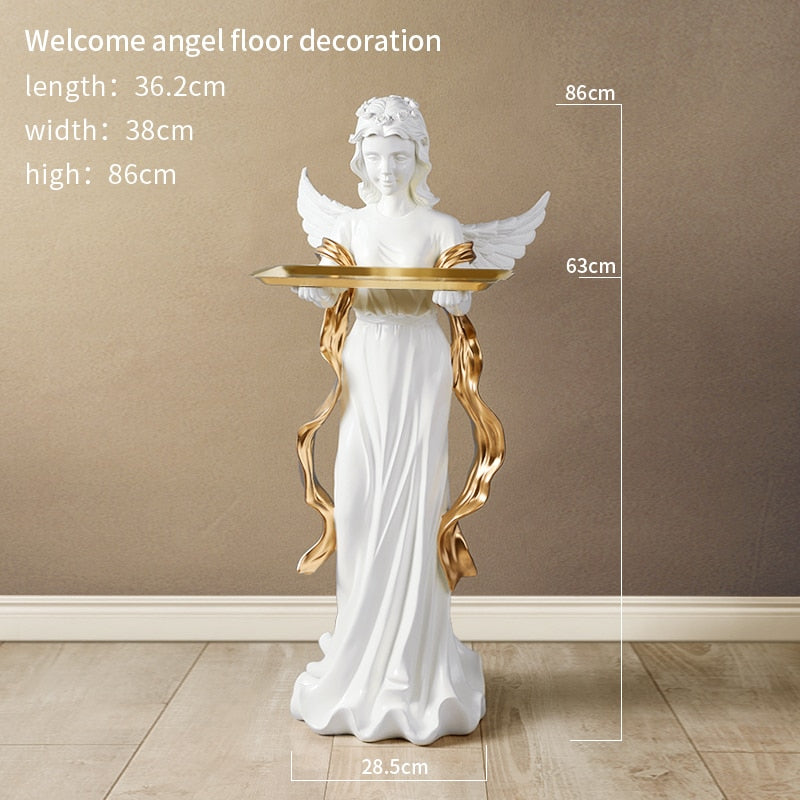 Angel Tray Statue