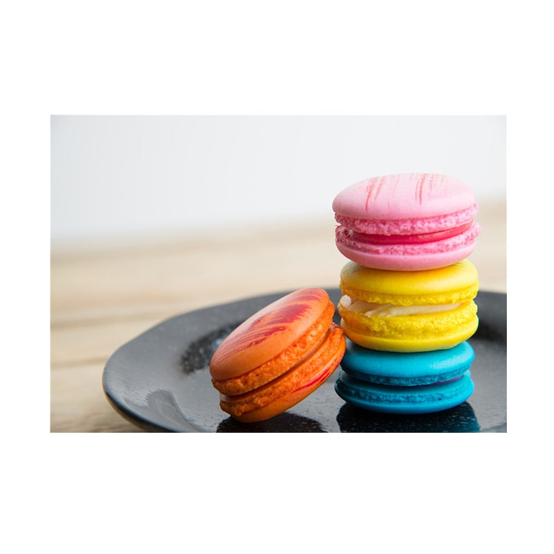 Colorful Macaron Canvas Art