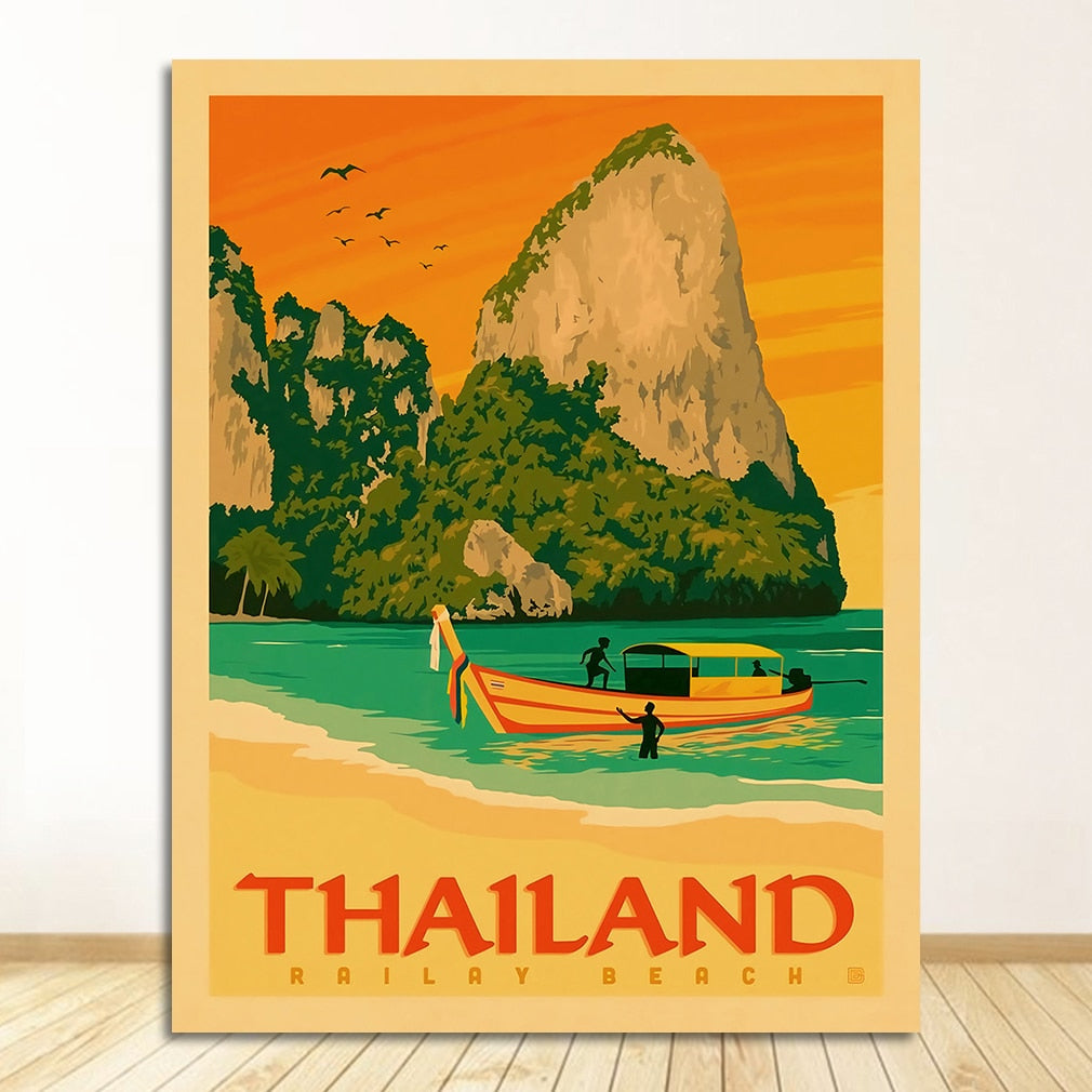 Phuket Island Thailand Art Canvas