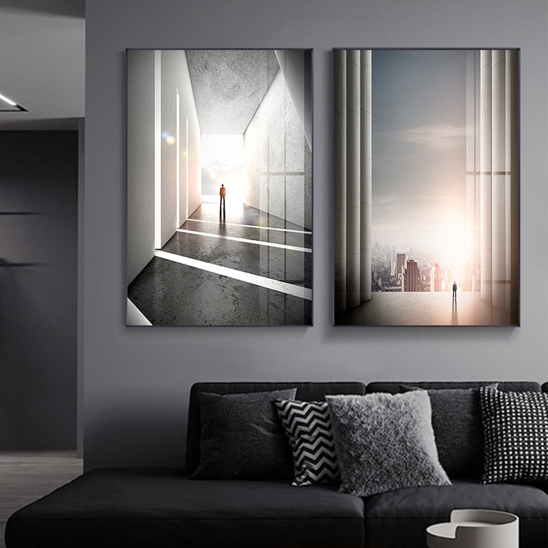 Natural Light Architecture Canvas Art