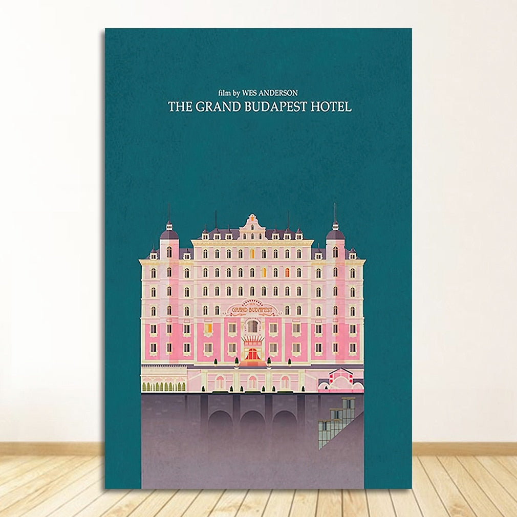 Grand Budapest Hotel Art Canvas