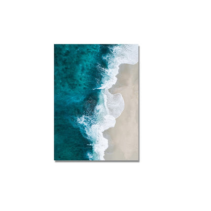 Blue Waves Canvas Art