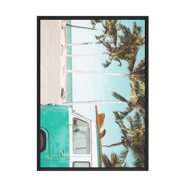 Tropical Beach Canvas Art