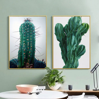 Colorful Cactus Canvas Art