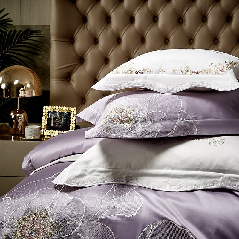 Blooming Chatelle Cotton Duvet Cover Bedding Set