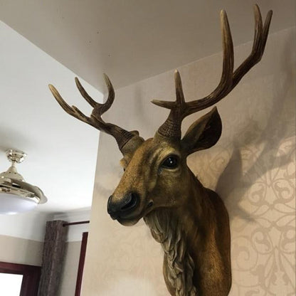 Faux Taxidermy Deer Head Wall Decor