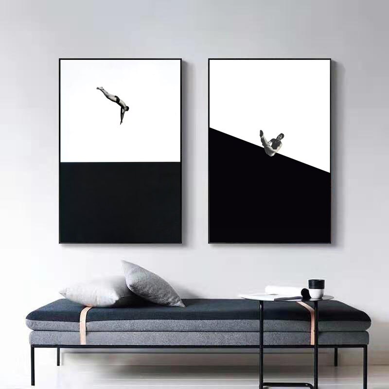 Diving Sport Canvas Art