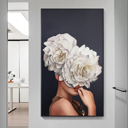 Flower Girl Canvas Art