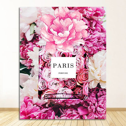 Fashion Handbag Paris Perfume Canvas Art