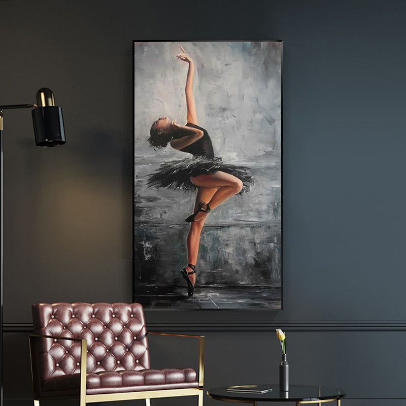 Ballerina Canvas Art