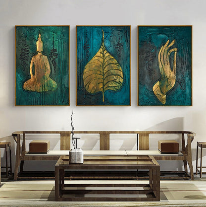 Buddha Lotus Canvas Art