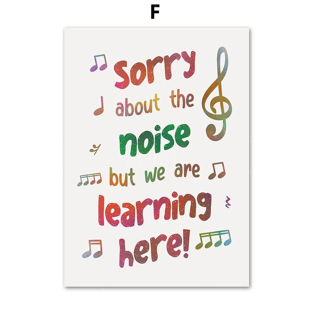 Music Theory Canvas Art