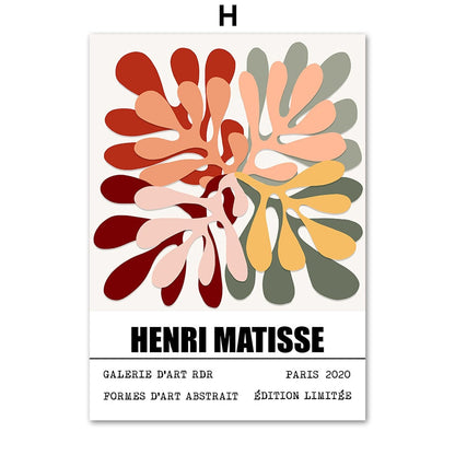 Matisse Abstract Leaves Canvas Art