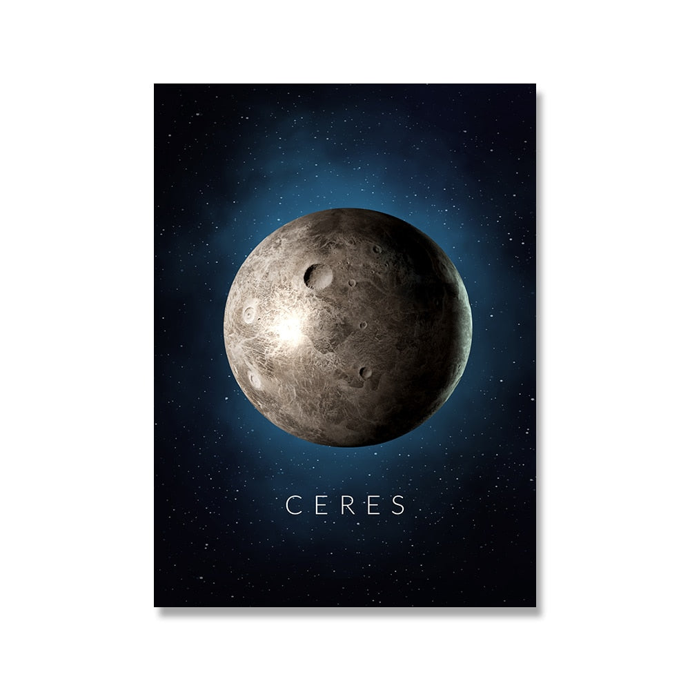 Planet Wall Art Canvas