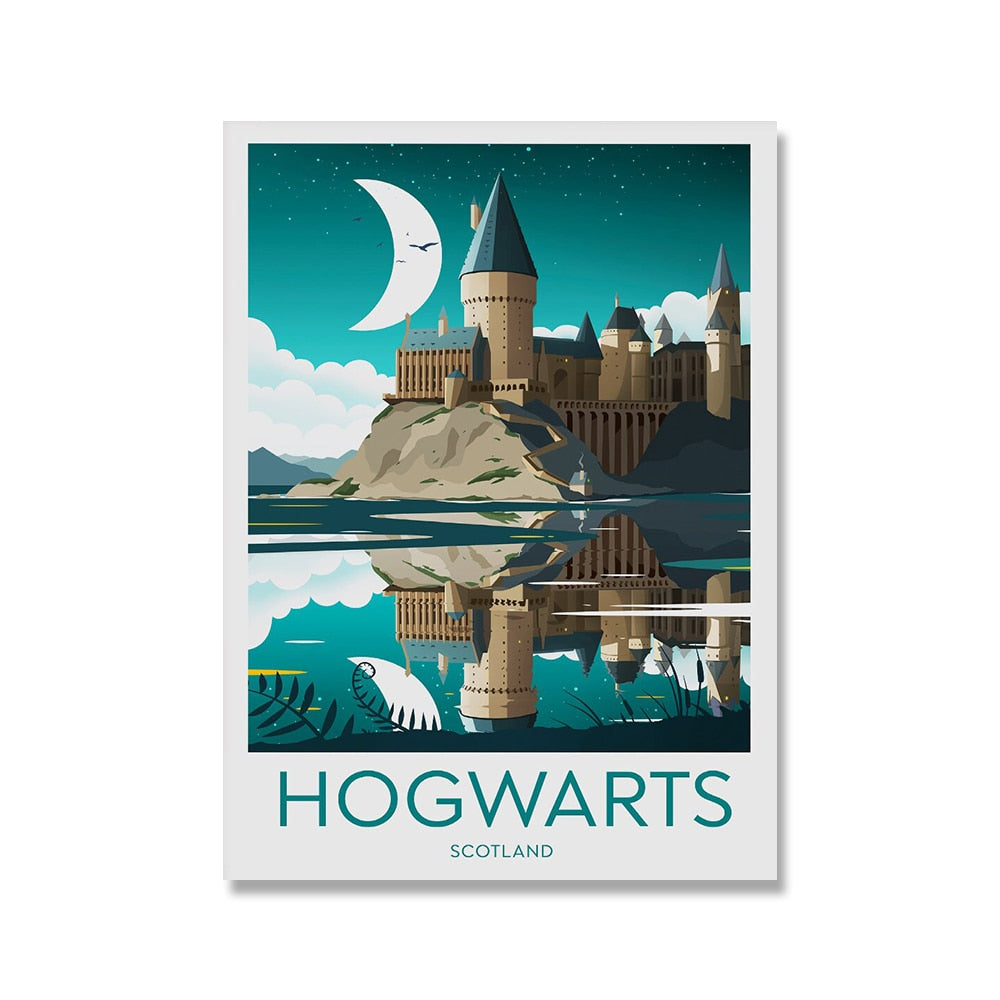 Hogwarts Castle Canvas Art