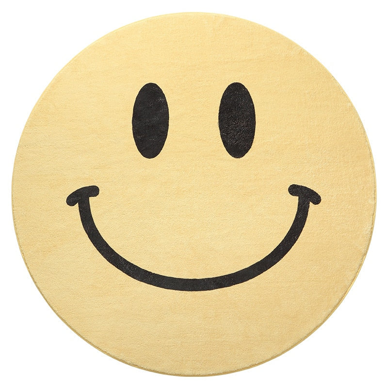 Smile Face Round Rug