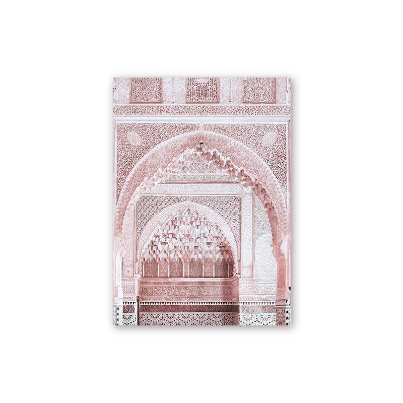 Pink Islamic Art Canvas