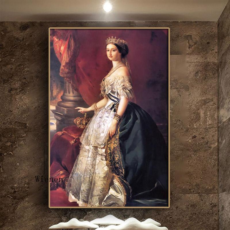 European Nobility Woman Canvas Art