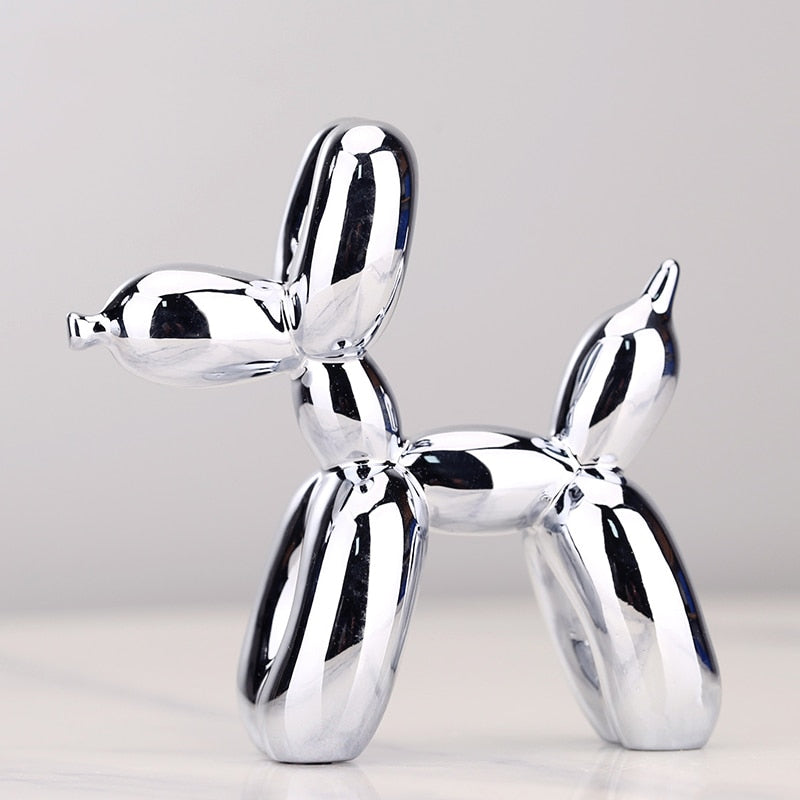 Electroplating Balloon Dog Statue