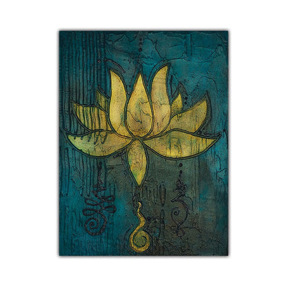 Buddha Lotus Canvas Art