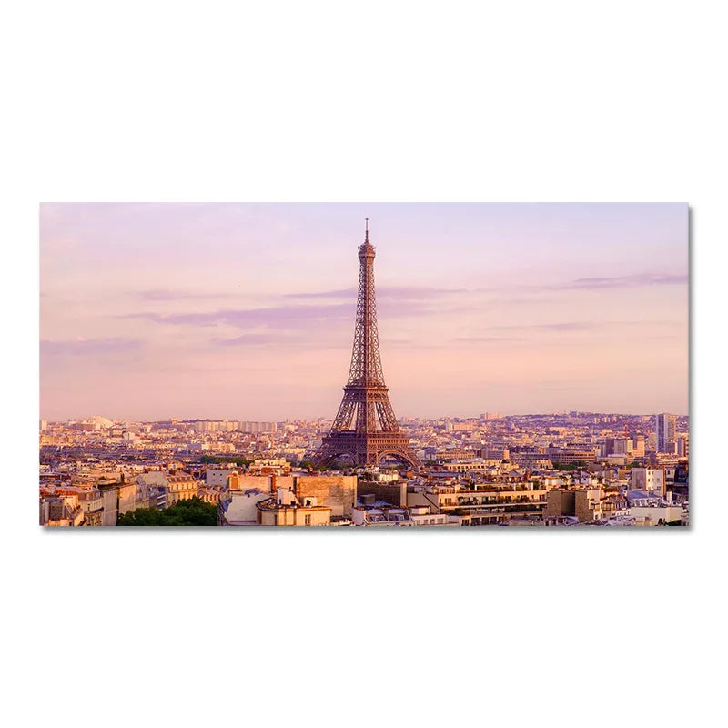 Paris Eiffel Tower Landscape Canvas Art