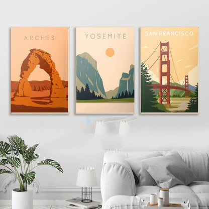 City National Park Landscape Canvas Art