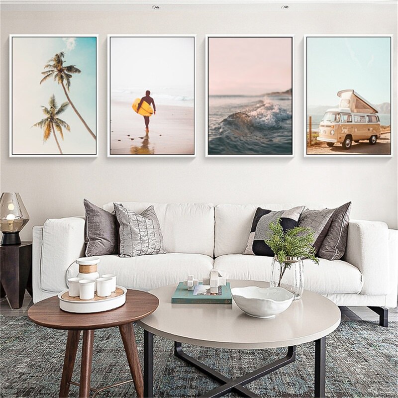 Seaside Scenery Canvas Art