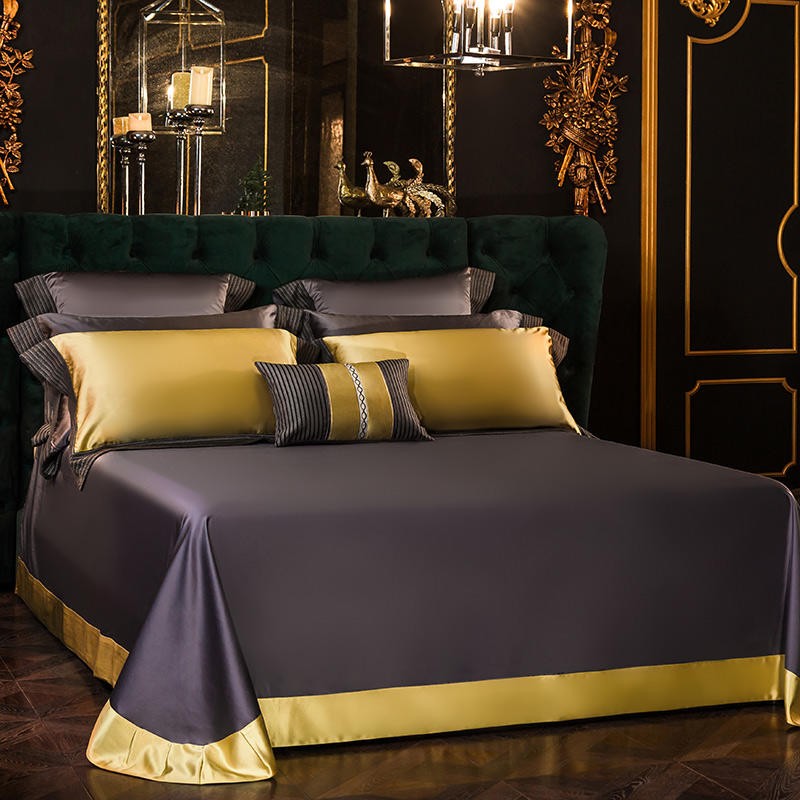 Chenin Silky Satin Duvet Cover Bedding Set