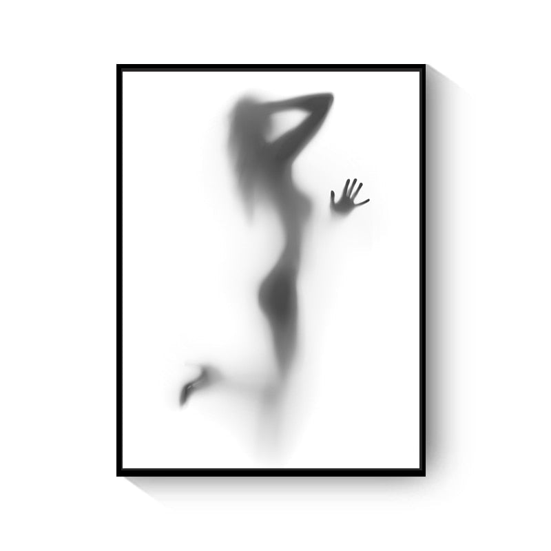 Woman Silhouette Wall Art Canvas