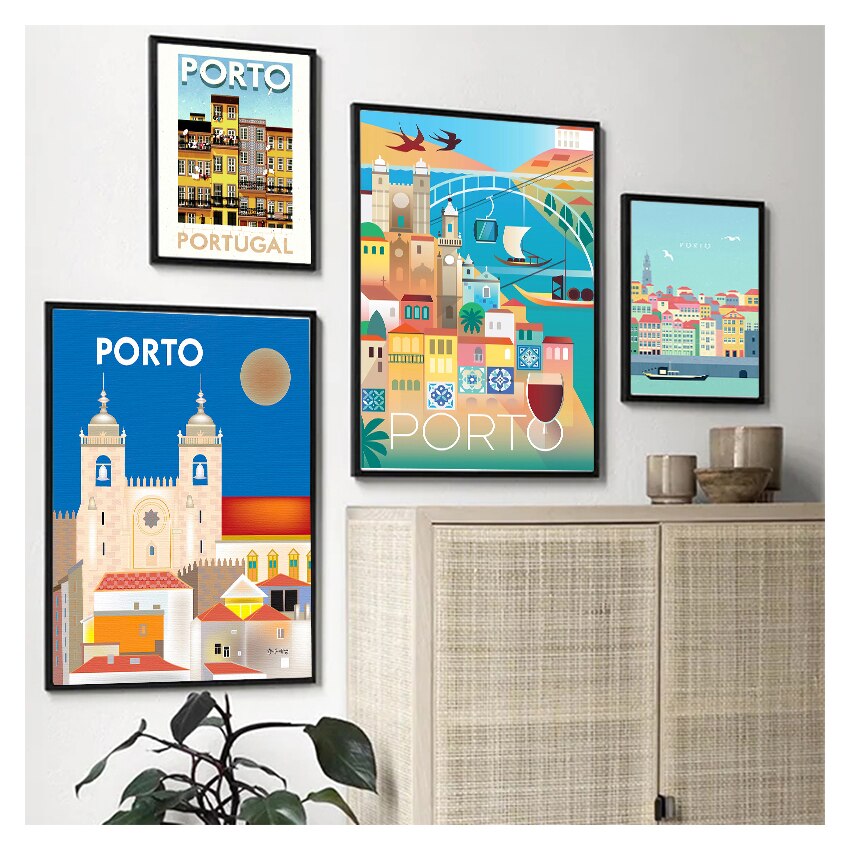 Portugal Poster Canvas Art