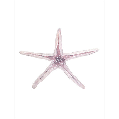 Watercolor Starfish Marine Canvas Art