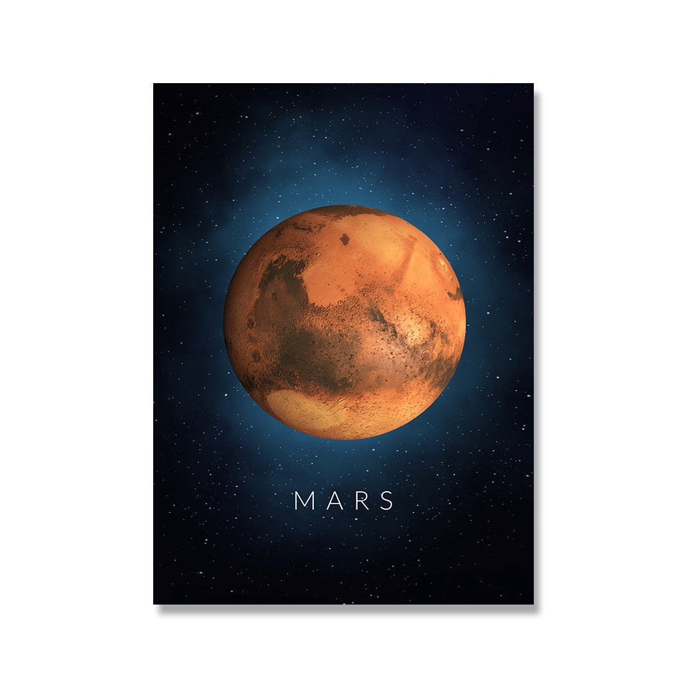 Planet Wall Art Canvas