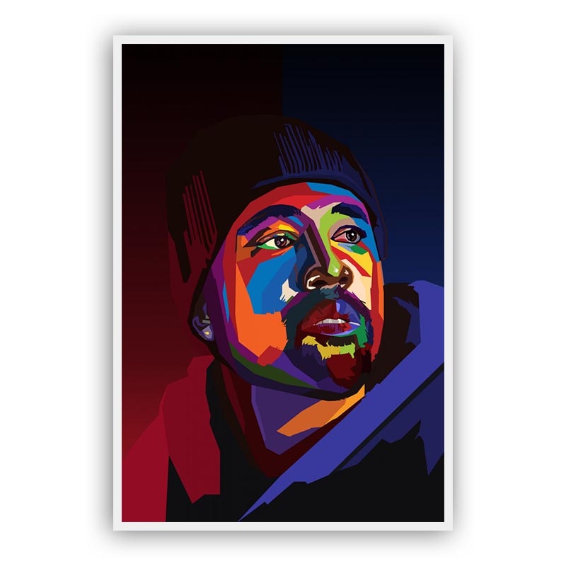 Kurt Cobain Anderson Paak Ariana Grande Celebrity Canvas Art