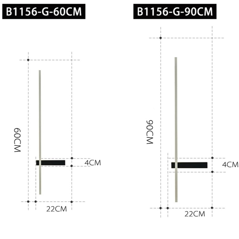 Outdoor LED Long Wall Light Waterproof IP54