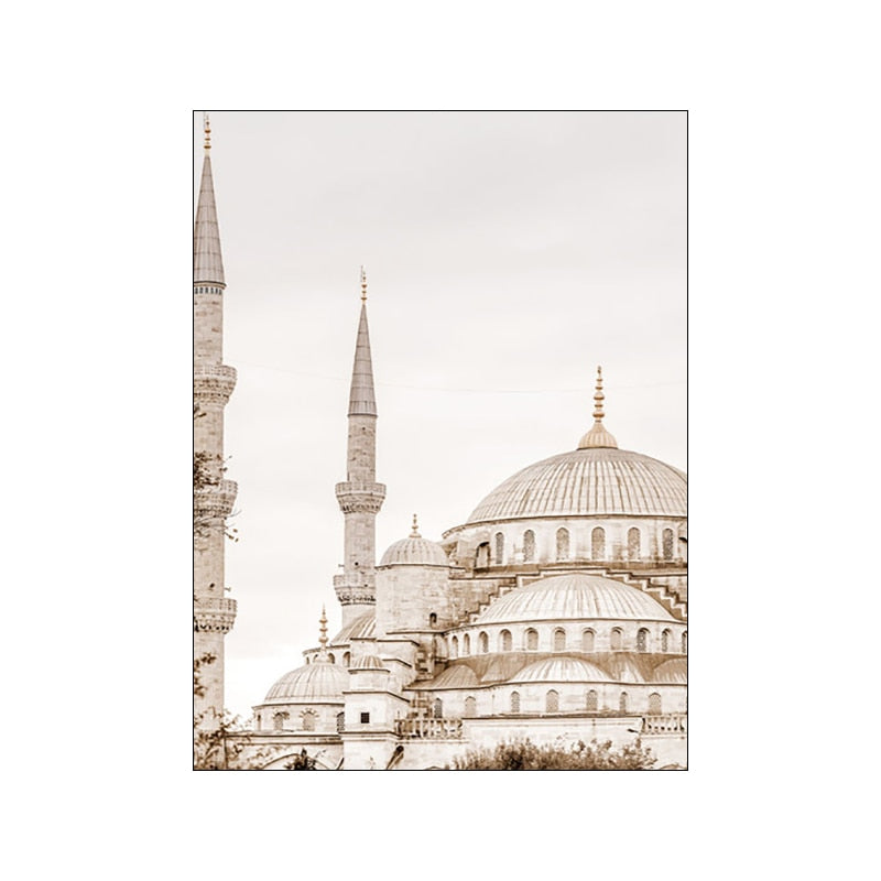 Mosque Scenery Canvas Art