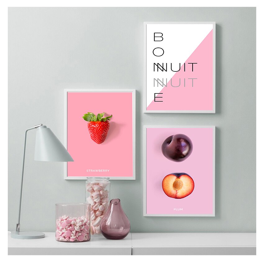 Fruit Poster Kitchen Canvas Art