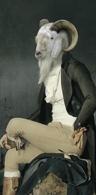 Earl of the Goat Canvas Art