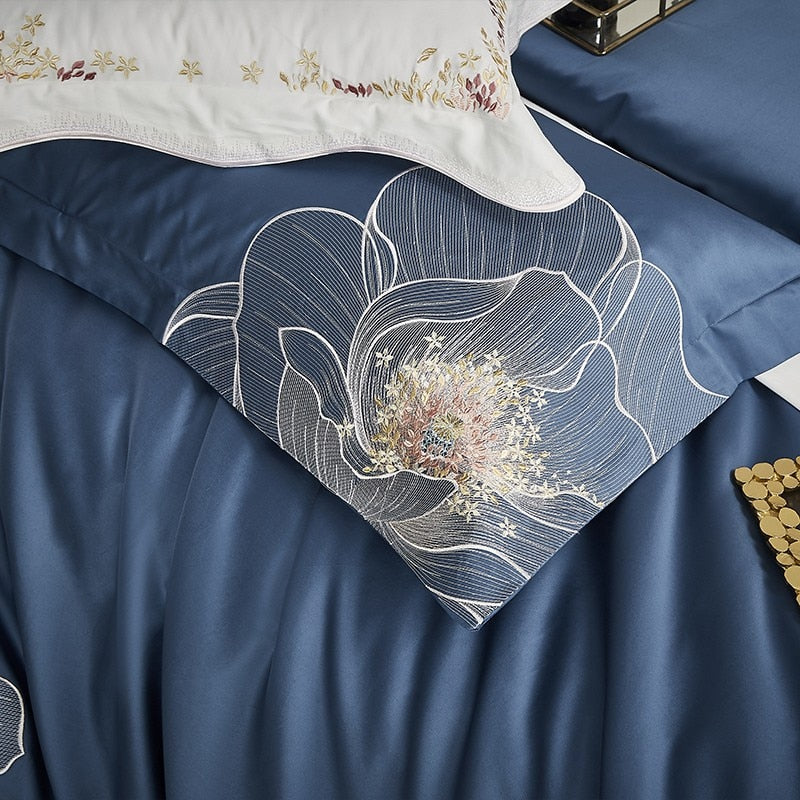 Blooming Nile Cotton Duvet Cover Bedding Set