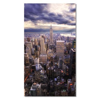 New York City Skyline Cityscape Wall Art Canvas