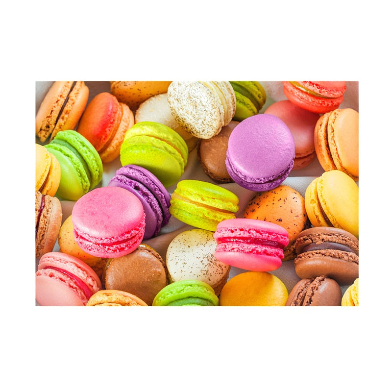 Colorful Macaron Canvas Art